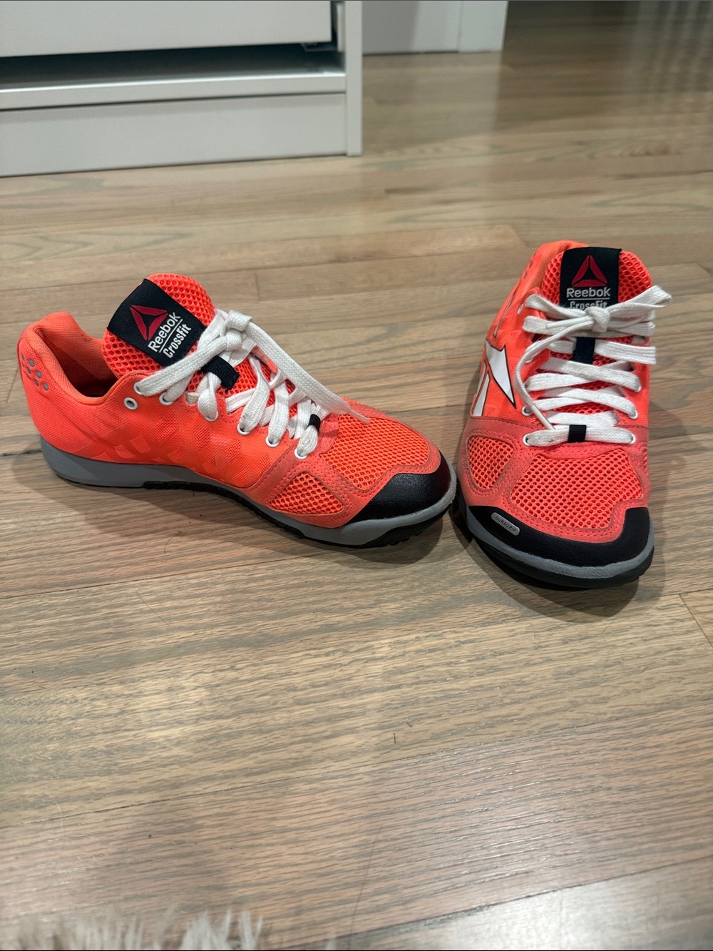 Reebok Womens Orange Athletic Shoes - Lightweight Training Sneakers